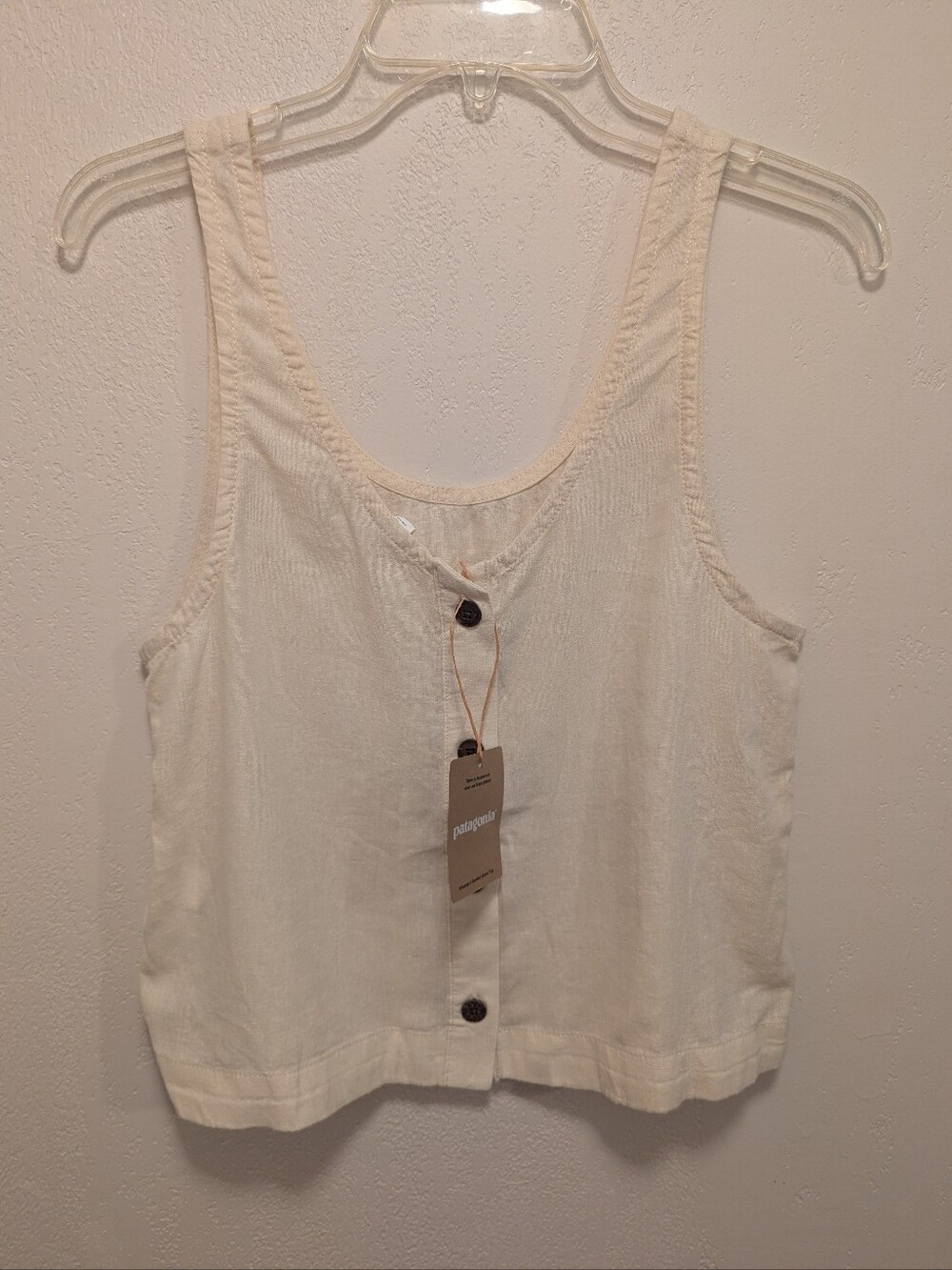 NWT! Patagonia Garden Island Top, Whole Weave Natural/Cream (SIZE XS)